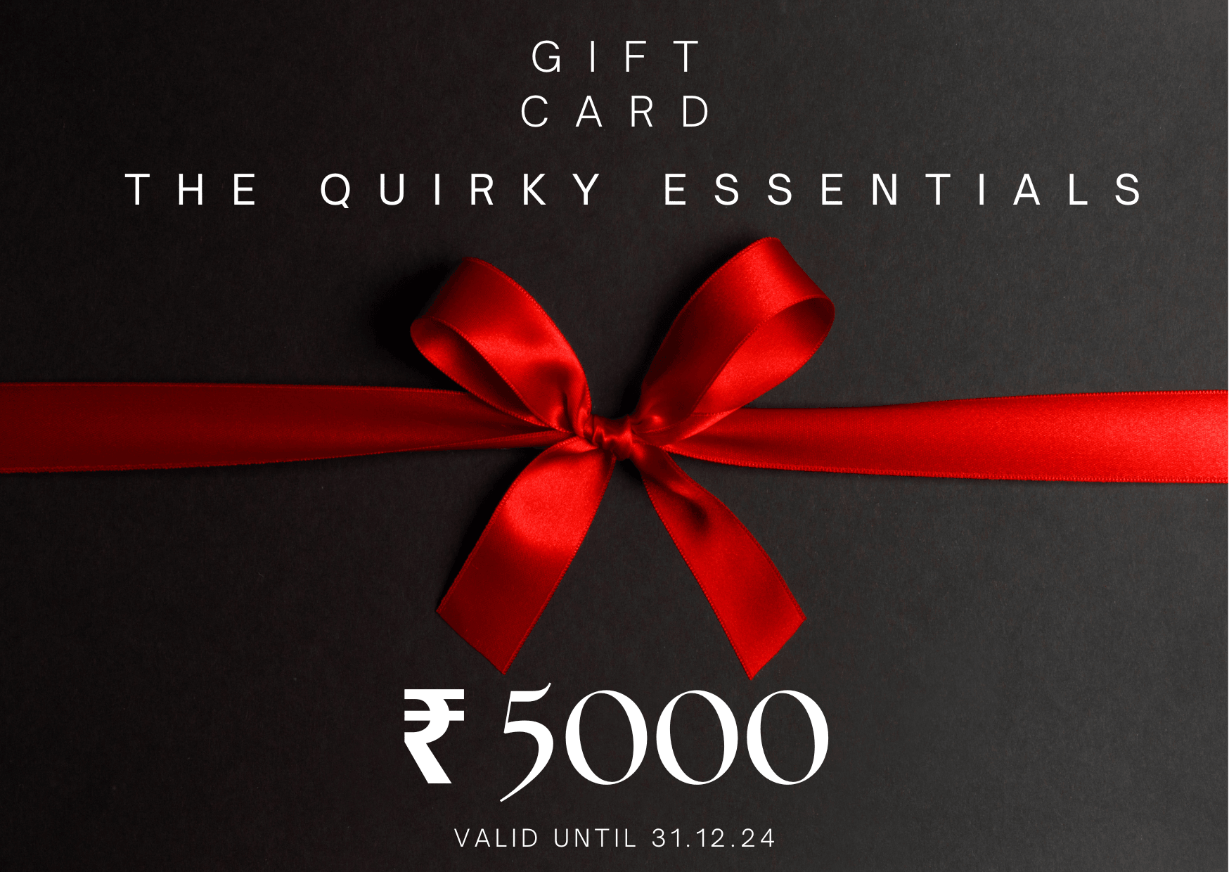 The quirky essentials gift card - The Quirky Essentials