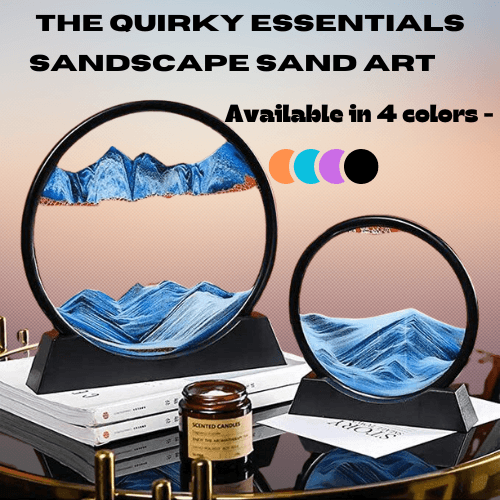 Relaxing Kinetic Sandscape Art Table Desk - The Quirky Essentials