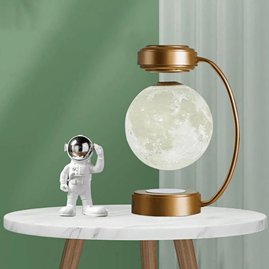 Creativity Magnetic Levitation Moon Lamp LED Rotating Dangling Lamp - The Quirky Essentials